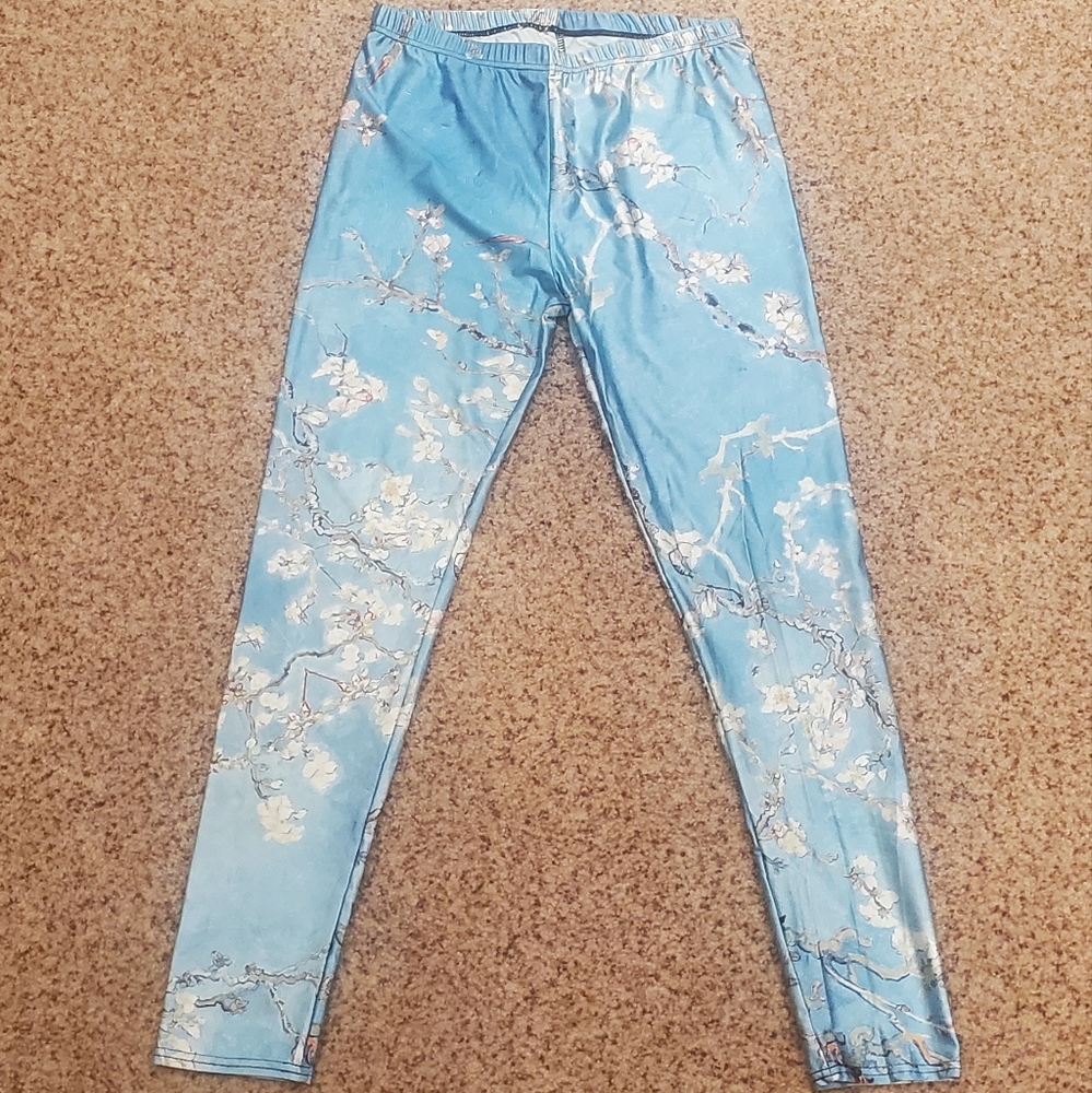 Van Gogh Almond Blossoms Leggings